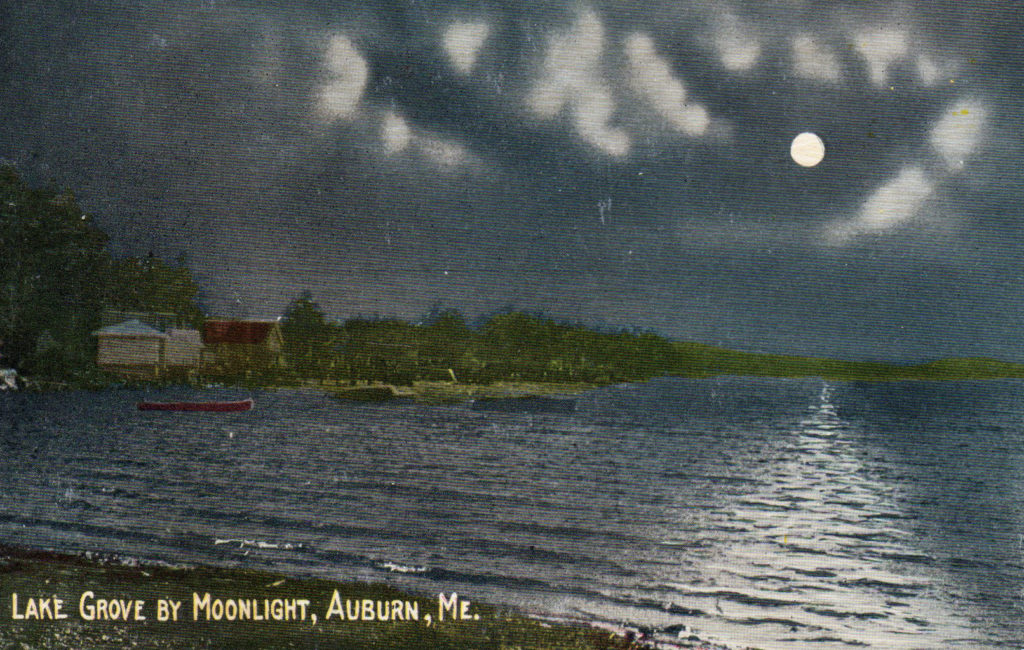 Lake Grove by Moonlight, Auburn, ME