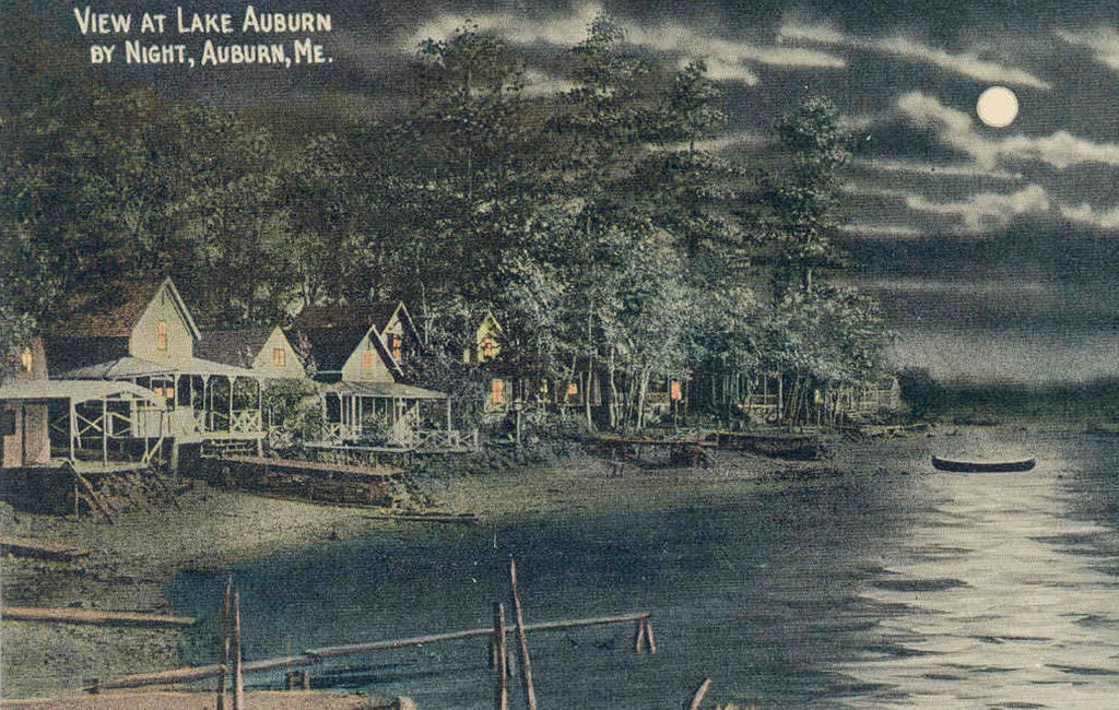 View of Lake Auburn by Night, Auburn, ME