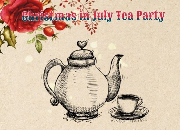 AHS Christmas in July tea invitation