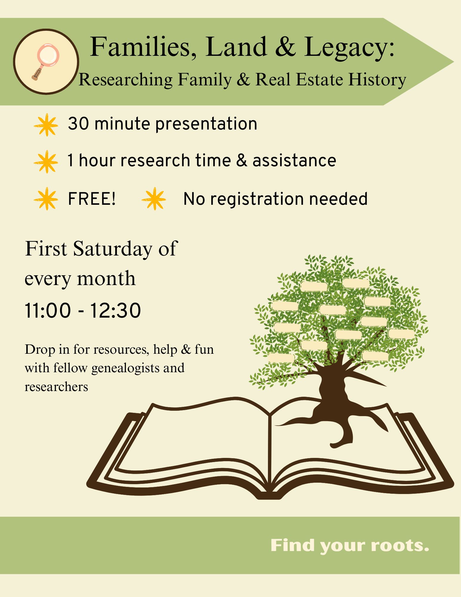 First Saturdays – Event cover